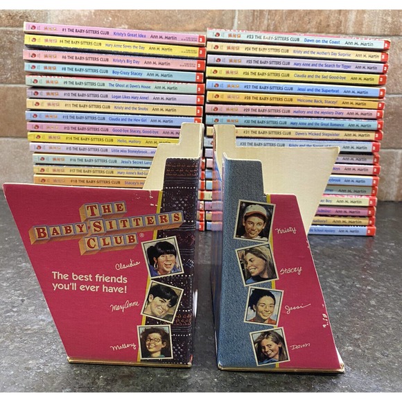 Babysitters Club Book Lot of 36 With Rare Bookends Photos Notebook Pages 1986-91 - Picture 4 of 12